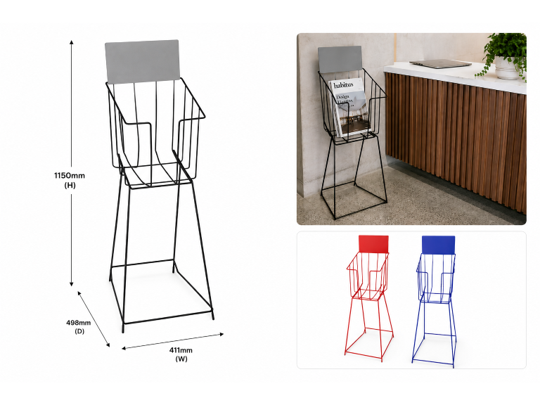 A3 Wire Brochure Stand