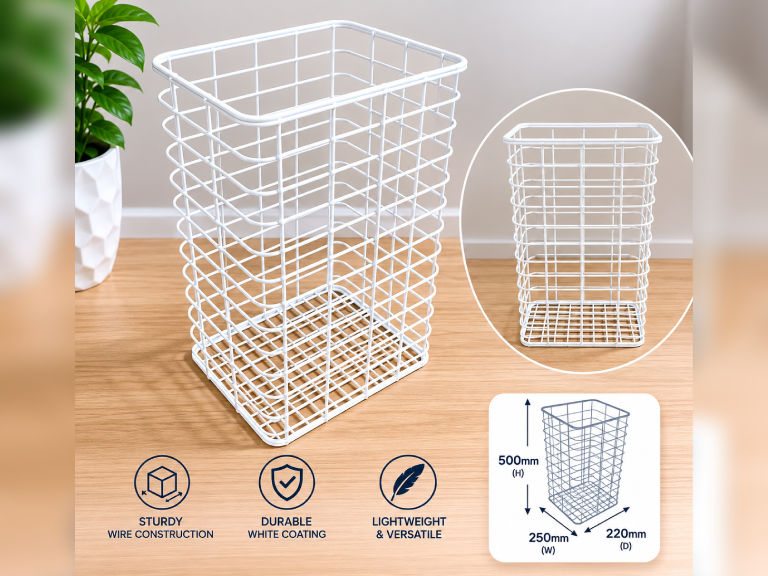 Wire Bin Basket 250x500x220